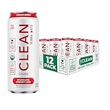 CLEAN Cause Zero Sugar Cherry Lime Yerba Mate Tea Sparkling, USDA Organic Energy Drink Alternative, Zero Calorie, 160mg Natural Caffeine, Soda Alternative, Plant-Based (16oz cans, 12-Pack Case)