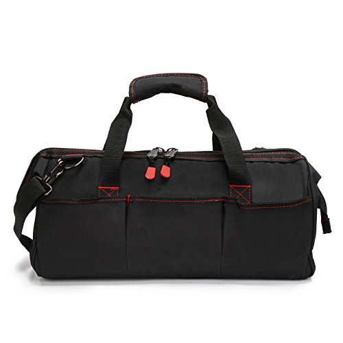 Workpro Close Top Storage Tool Bag, 18", Black/Red, W081023A,Black&Red #TOP2
