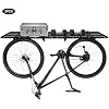 Garage Storage Rack Wall Mounted Heavy Duty Adjustable Shelf Garage Organization Workshop Tools (Black)