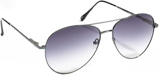 OPTICSFIT Aviator Sunglasses for Men & Women | UV400 Protection | Lightweight Metal Frame Goggles | Stylish for Driving & ... Price In India