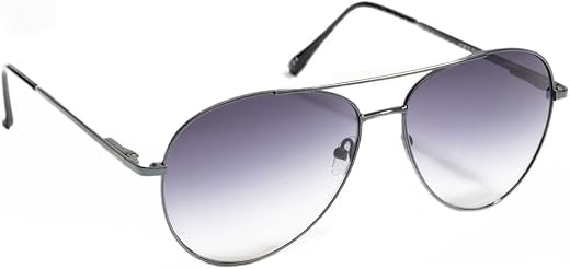OPTICSFIT Aviator Sunglasses for Men & Women | UV400 Protection | Lightweight Metal Frame Goggles | Stylish for Driving & ...