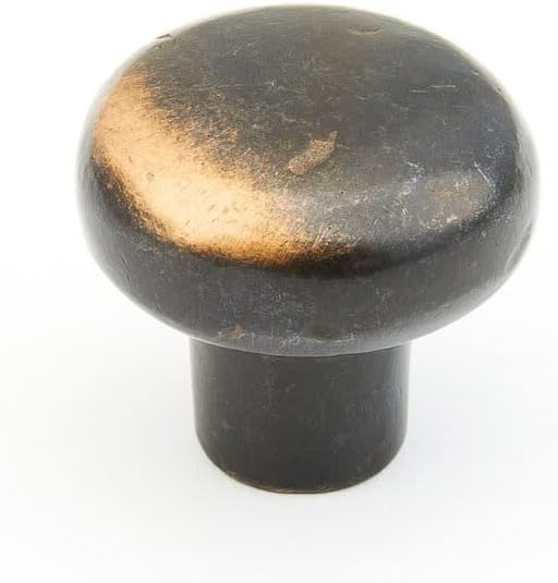 KNOB ANTIQUE BRONZE 1 3/8 DIA