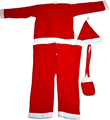 Image of F&N Home Decor Santa Claus Costume Christmas Dress for Kids