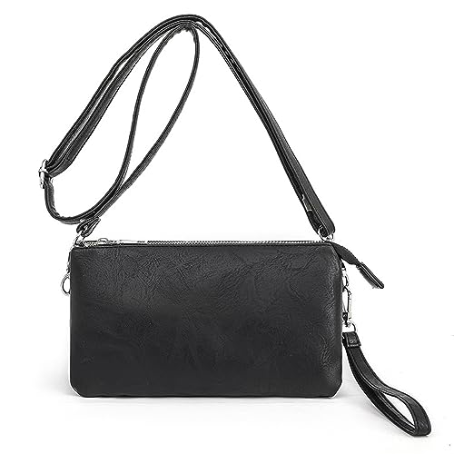 MXDVSN Borse a tracolla da donna in pelle PU borse a tracolla di grande capacità borse da viaggio da donna borse multiple da esterno borse casual messenger borse da viaggio, 02, Large