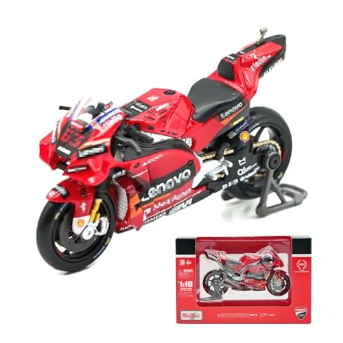 Modelo a escala 1:18 HTLNUZD 2021 Racing Motos World Champion miniatura 1