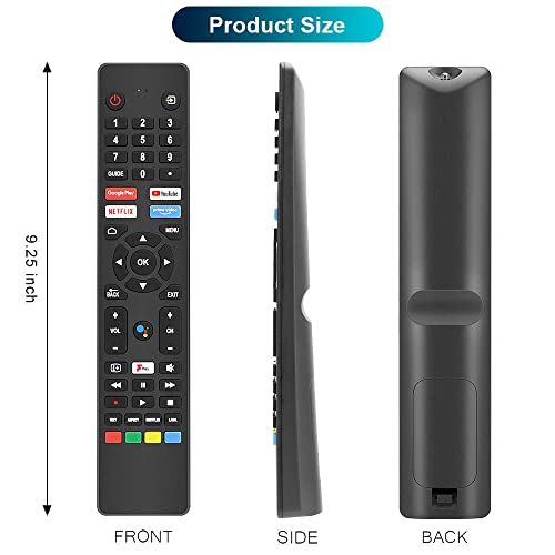 Gvirtue RM-C3250 RMC3250 Voice Remote Control for JVC Smart 4K UHD Ultra HD HDR LED LCD TV with Netflix, Youtube, Prime Video and Google Play Buttons LT-32CA690 LT-32CA790 LT-40CA790,No Setup Required - Image 6