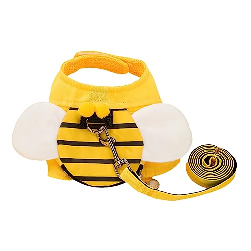 BUGUUYO 1 Juego Correa De Perro para Perros Arnés para Perros Grandes Auto Criar Transportador Transportistas Coche De Perro Cachorro Juguete Mascota Aleación De Aluminio Yellow