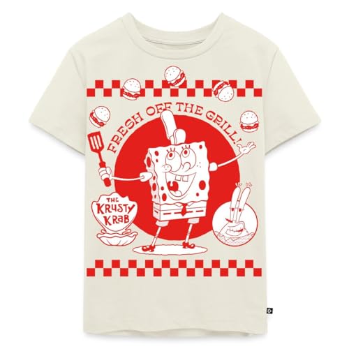 T-shirt enfant Bob l'Éponge Fresh Off The Grill habit manche courte été garçon fille