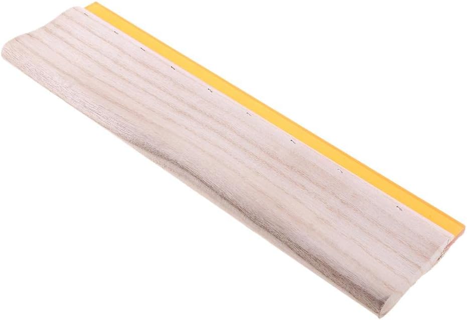 High Durability Silk Screen Printing Squeegee for Ink Scraper, Classical Style Wooden Handle - 15-38cm 25cm 65°