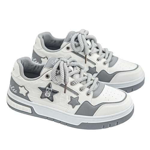 Women's Star Adorable Y2k Chunky Punk Sneakers Platform Heel Walking Travel Street Gift for Women Girls