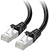 Cable Matters Snagless Cat 6a, Cat6a (SSTP, SFTP) Shielded Ethernet Cable in Black 50 Feet