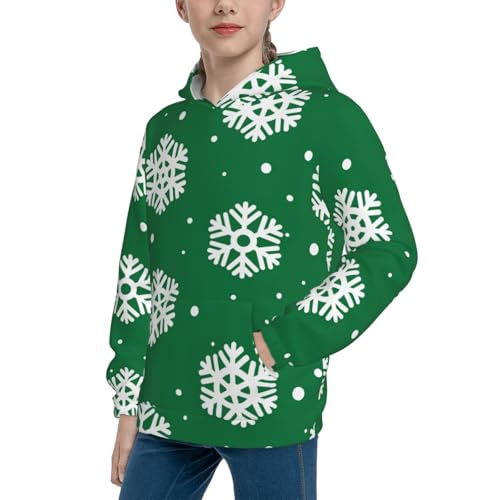 Snowflake Kid Hoodies Boys Sweatshirts Girls Pullover with Pocket2