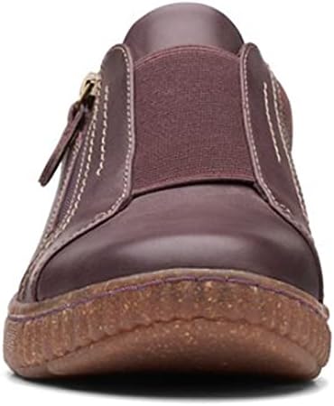 Clarks Caroline Cove Womens Slip On BM US Burgundy | Image 2