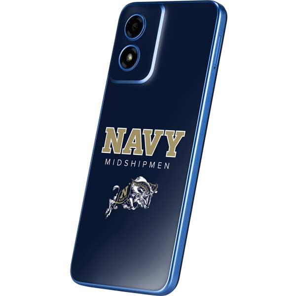 Skinit Decal Phone Skin Compatible with Moto G Play 4G - Officially Licensed United States Naval Academy Midshipmen Design