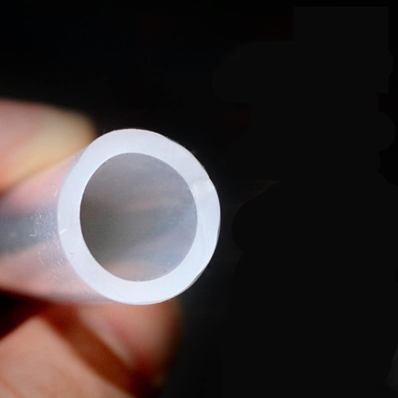 GatherTOOL 1M/5M Food Grade Clear Translucent Silicone Tube Beer Pipe Milk Hose Pipe Soft Safe Rubber Flexible Tube Creative Tool (Color : 6X9mm, Length : 1M)