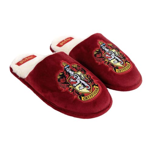 Harry Potter Zapatillas de Estar por Casa Rojo, Sneaker Unisex Adulto, Multicolor, Medium