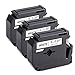 Produktbild Upwinning Kompatibel Schriftbänder als Ersatz für Brother P-touch M-K221 Bänder 9mm x 8m, MK221 M 221 Schriftband Schwarz auf Weiß Etikettenband für Brother PT-85 75 55 65 80 90 PTM95, 3er-Pack