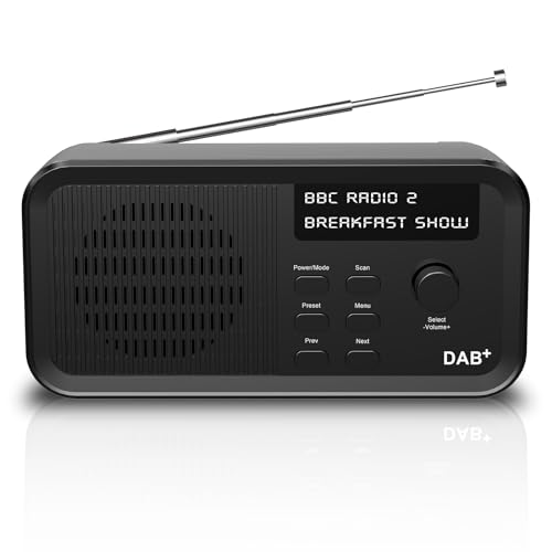Radio de cuisine DAB+ rechargeable secteur ou piles avec double alarme intégrée
