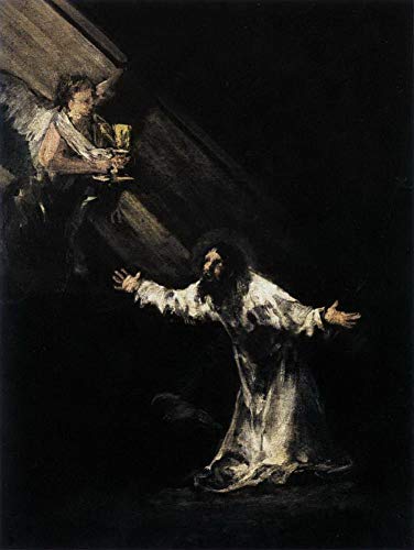 Le Christ sur le mont des Oliviers Goya décoration murale chrétienne pour salon