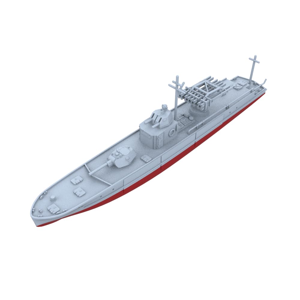 MRY-SFW SSC72767S-A 1/72 zestaw do budowy modelu wojskowego Radziecki Pr.1124 MLRS Pełny kadłub