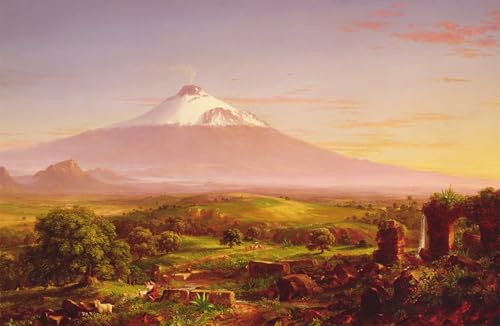Peinture Etna Thomas Cole décoration salon moderne pour créer une ambiance artistique