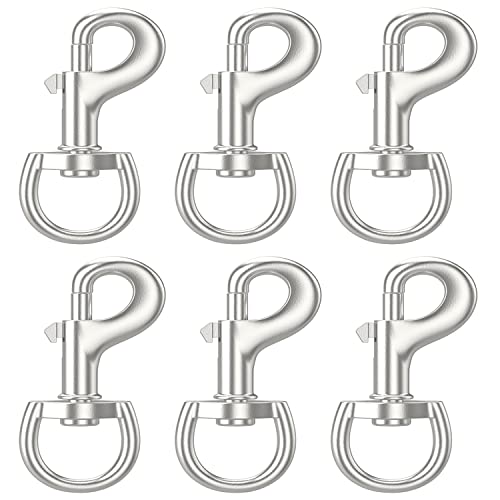 3.5 Inch Swivel Hooks Metal Spring Hooks For Keychain, Linking Chains, Ropes 6 Pcs #TOP30