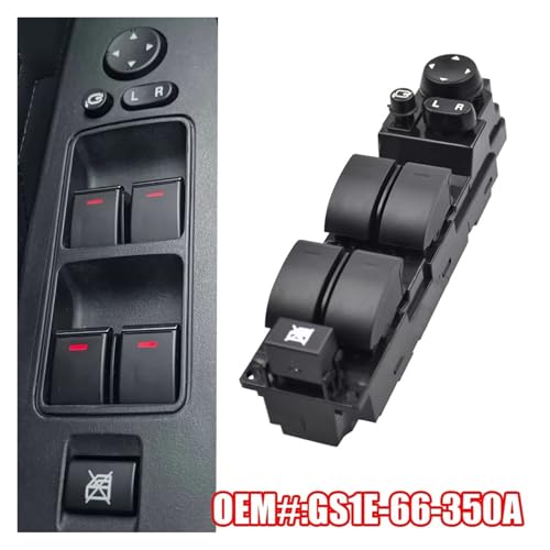 Master interrupteur vitre électrique Mazda 6 GH 2008-2012 | Bouton commande GS1E66350A - 4