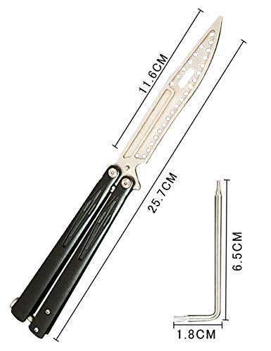 yiteng 練習用バタフライナイフ 刃なしトレーニングツール