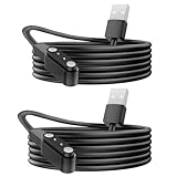 Compatible with BrexLink AI Translator Recorder Charger, Magnetic Replacement Charger Compatible for BrexLink AI Translator Recorder (2 Pack-Black+Black)