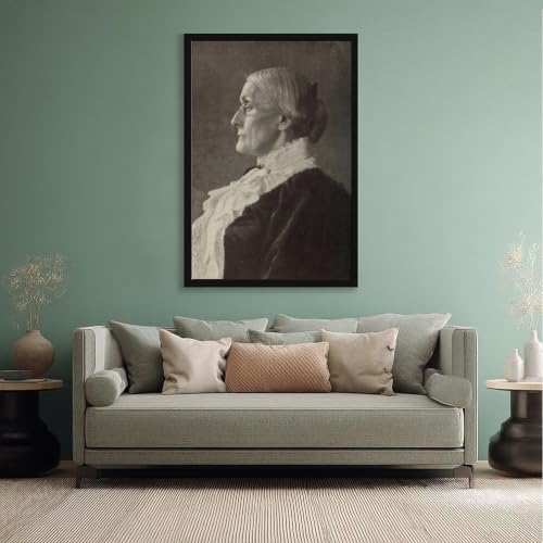 Impression sur toile Susan B Anthony tableau civil pour bureau 40x61cm