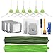morpilot Kit de Accesorios Compatible con Roomba i7 i7+ / Plus E5 E6 E7, Recambios con 6 Cepillos Laterales, 3 Filtros, 2 Rodillos Centrales, 2 Bolsas de Polvo