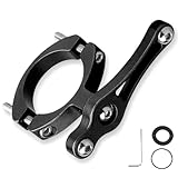 AQUALOACH 自転車 ボトルケージ アダプタ 取り付け簡単 ボトルケージ 工具不要 19-33mm対応 (ブラック)