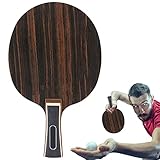 5 strati: l'intero corpo della nostra spessa racchetta da ping pong sportiva è realizzato in legno di buona qualità, che è una base a 5 strati, sicuro e affidabile e durevole.