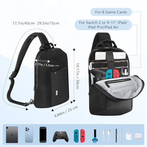 MoKo 9-11 Inch Sling Bag Backpack