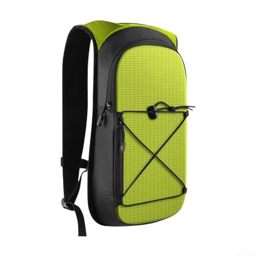 Mochila de hidratación resistente con 1 bolsa de 5 litros para comodidad de senderismo durante todo el día (verde)