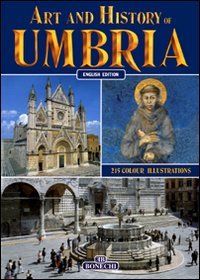 Art and History of Umbria beau livre de table pour passionnés de voyage en Italie
