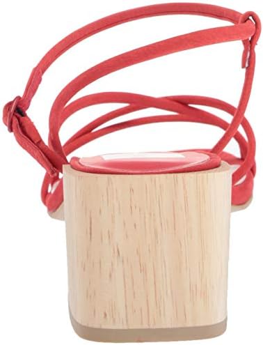 Dolce Vita Women's Zayla Heeled Sandal, red Nubuck, 9.5 M US | Image 2