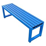 Banc d'extérieur : le banc est conçu avec des trous réservés et peut être facilement fixé au sol à l'aide de vis d'expansion pour garantir qu'il reste sûr, stable et antivol dans les espaces publics