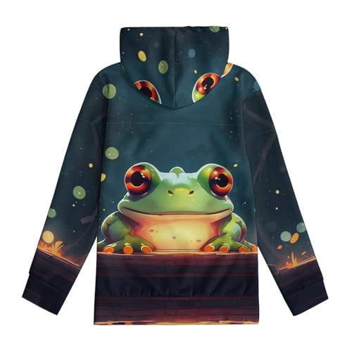 Sweat à capuche grenouille pour s'amuser au parc - Pull manches longues 5-13 ans - 5