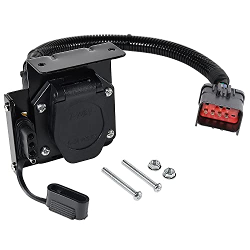 MECMO 42145 Multi-Tow 7 Way Blade and 4 Way Flat Trailer Wiring Adapter Connector for 2000-2009...
