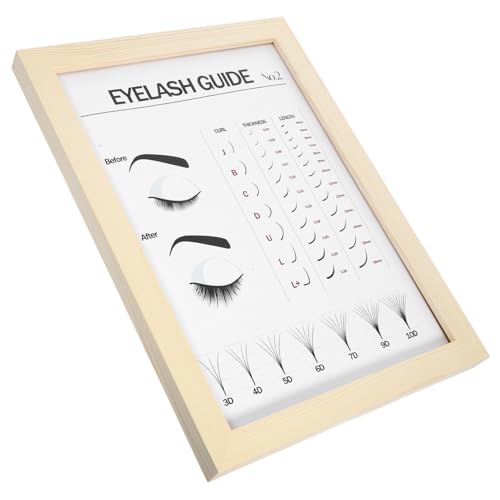 Extension de cils panneau d'affichage et support de table salon