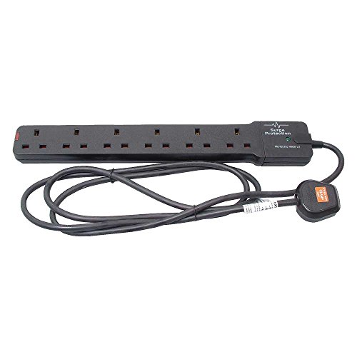 Image of Tacima 6 Way Enhanced Audio Visual Surge Protector