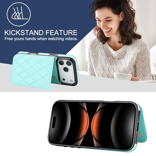 Étui iPhone 17 blanc avec support horizontal pour regarder vos vidéos les mains libres