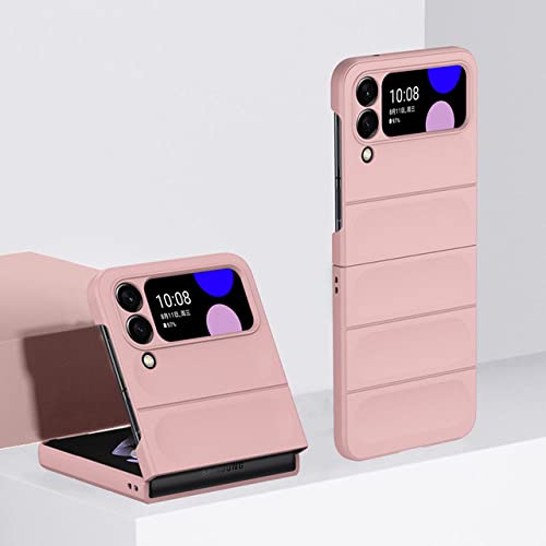 Protection Samsung Z Flip 4 fine contre chutes et traces rose