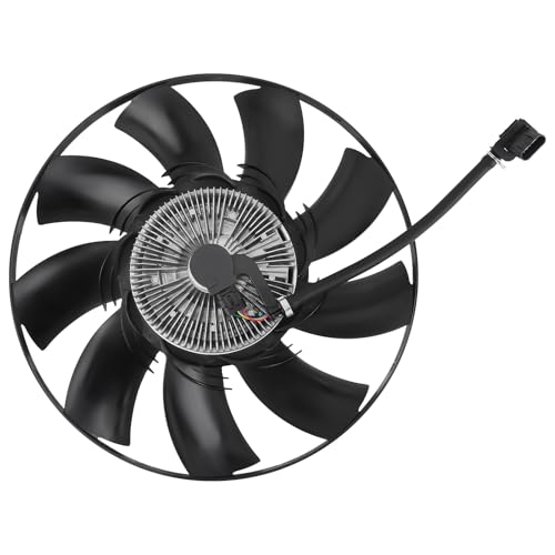 Image of maXpeedingrods Radiator Cooling Fan Assembly for Land Rover LR4 2010-2013 for Land Rover Range Rover 2010-2013 /Sport 2011-2013 Non-Supercharged (NA) Gasoline Replace LR012645 LR095536