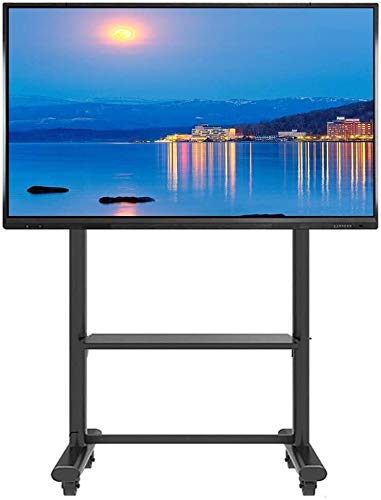Soporte móvil universal para TV hasta 85 pulgadas negro miniatura 1