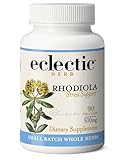 Eclectic Rhodiola 500 Mg Fduv, Blue, 90 Count