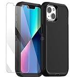 AICase for iPhone 13/iPhone 14 Case(6.1') with Glass Screen Protector,Heavy Duty Drop Protection Full Body Rugged Shockproof/Dust Proof Military Protective Tough Durable for iPhone 13/14 6.1'_5