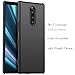 anccer Compatible for Sony Xperia 1 Case [Colorful Series] [Ultra Thin] Premium PC Material Slim Cover for Sony Xperia 1 - Black