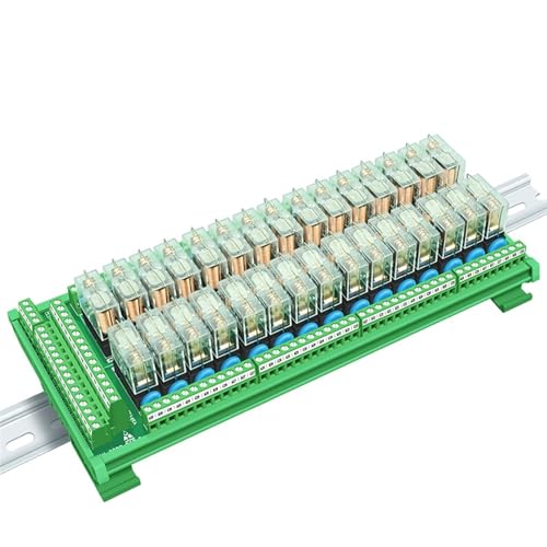 Relé de interfaz para carril DIN con fusible térmico y 30 canales SPDT G2R-1-E de 16A